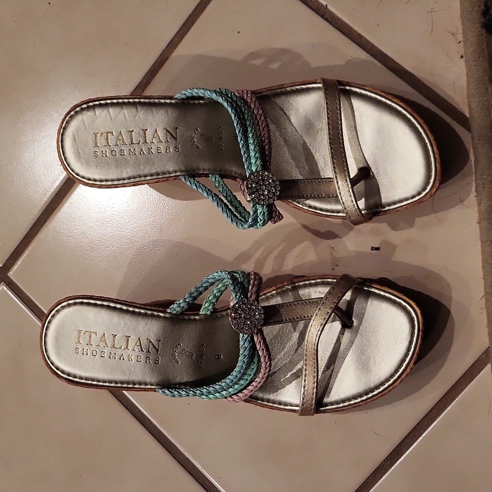 Wedge sandals size 8